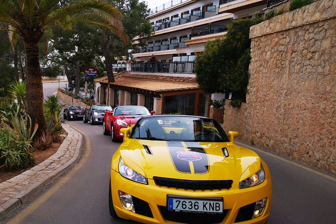 2.5h excursion through Mallorca Driving GT Cabrio Car - Meet at Santa Ponsa, then get rolling with real coastal roads