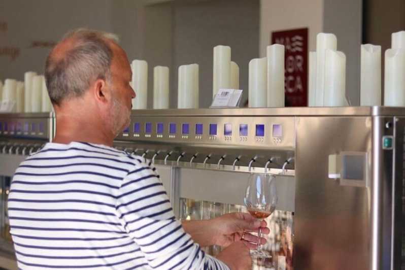 6 out of 72 - Choose your own tasting from 72 wines - How the Dispenser Tasting Works in One Easy Hour