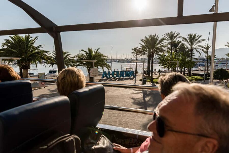 Alcudia: ALCUDIA City TOUR Open Top Bus, open-top bus tour - Pollensa Bay and Formentor Peninsula: the best distance view on the route
