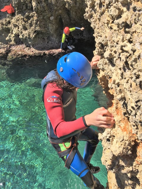 Alcudia: Coasteering Cliff Jumping - Snorkel, sea wall climbs, and water caves: more than just jumping