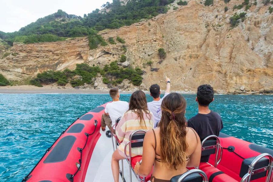 Alcudia: Sightseeing, Sea Caves & Snorkel Speedboat Tour - Stop 1: Passing Aucanada Island fast (and why it’s worth the glance)