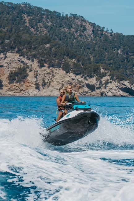 Andratx: Jet Ski Tour with Cave Visits and free Photos - Speed Past Cala en Basset: Clear Water and a Needed Breath