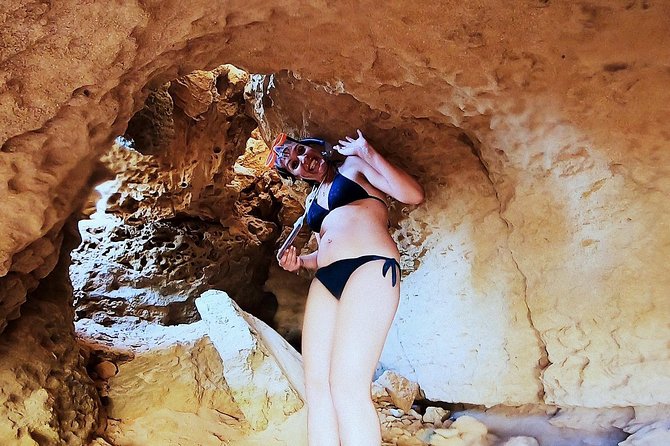 Beach Tours Mallorca. The Happy Vans. - Second swim spot: natural pools, optional cliff jumps, and cathedral-building stones