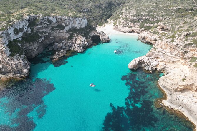 Boat tour Cala Figuera, Es Pontas, Caló de Moro, Cala Marmols - Price and what you really get for about $54