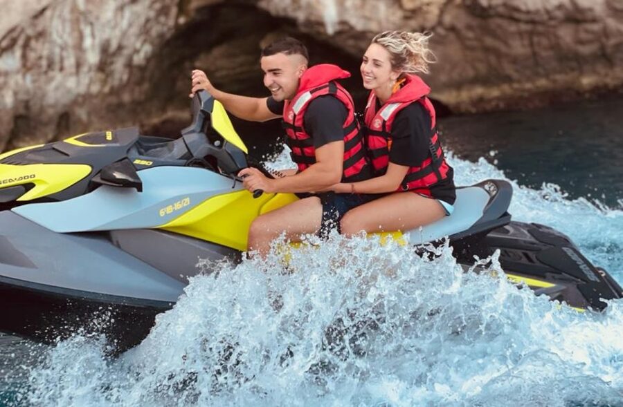 Cala Millor: Jetski Tour of Sea Lion Cave or Caves of Artà - Sea Lion Cave and Canyamel: the swim stop people look forward to