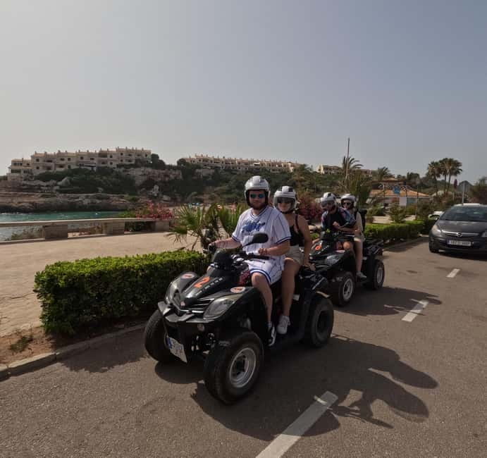Cala Millor & Sa Coma: Quad 2-3 Bay´s Tour - NO-Off-Road - Practical gear, licensing rules, and weight limits (read this part)