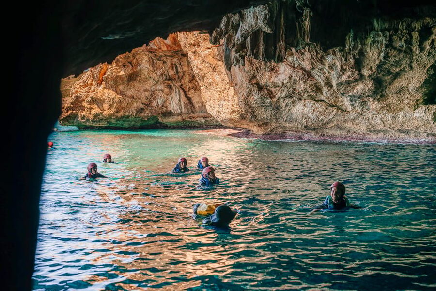 Cala Varques: Guided Sea Caves Kayak & Snorkeling Expedition - Estany d’en Mas to the First Kayak Segment: Where the Work Starts