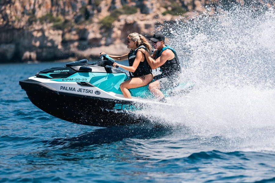 Calanova: Doble Jet Ski excursion with guide - How the 1-Hour Double Jet Ski Works (and Why That Timing Is Smart)