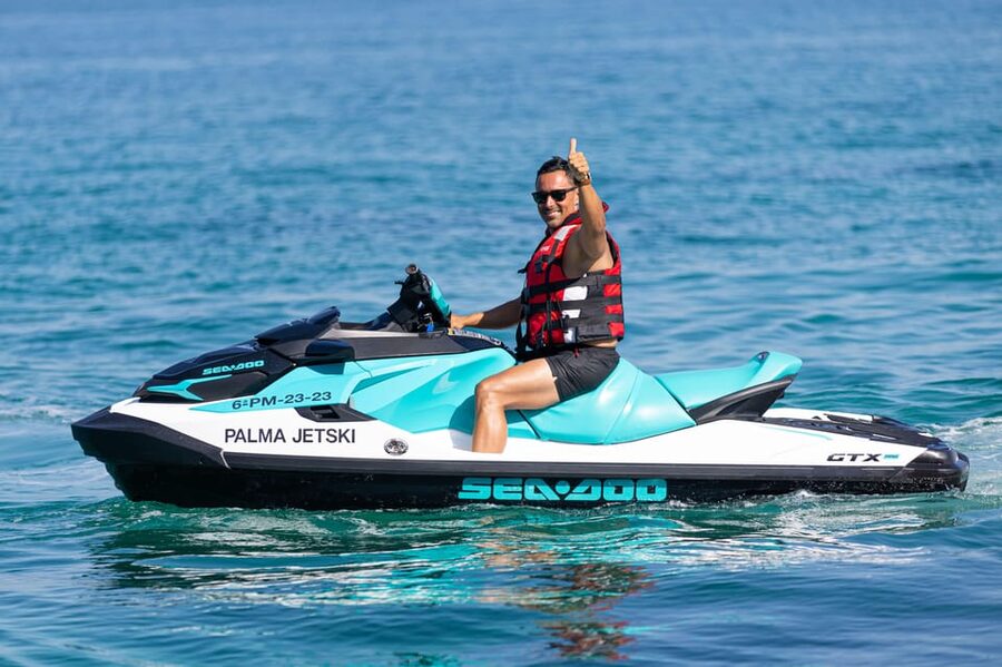 Calanova: Individual Jet Ski excursion with guide - Individual Jet Ski Details: 1 Pax vs 2 Pax