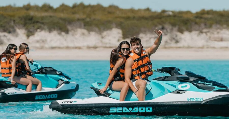 Can Picafort: Guided Playa de Muro Jet Ski Tour with Photos - Your 30-Minute Route: From Can Picafort to Playa de Muro