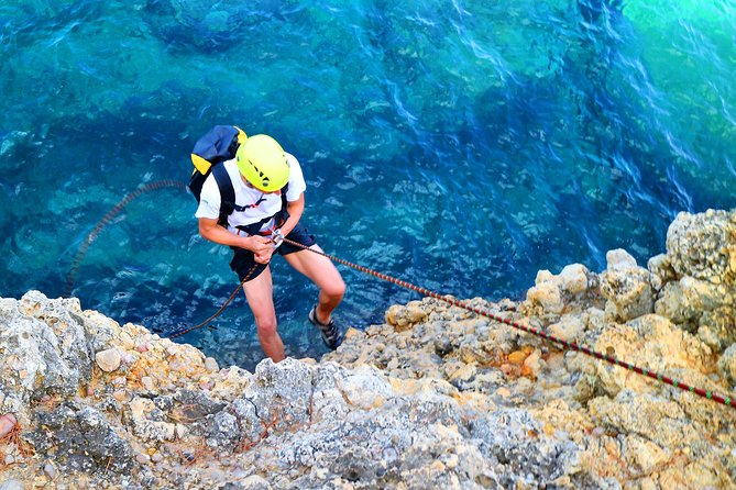 Coasteering Cliff jumping - Stop 1: Alcudia—where the route starts to feel real