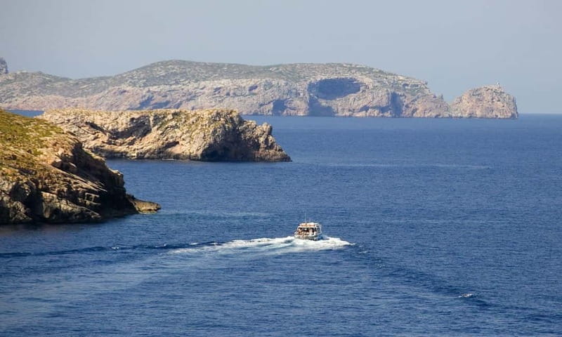 Colonia Sant Jordi: Sunset Boat Tour to Cabrera Island - The ferry ride and Na Foradada: see Cabrera before you step on it