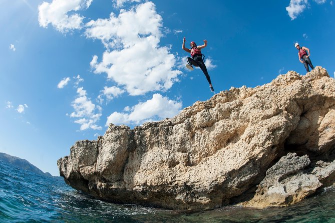 East Mallorca Coasteering Experience with Transfers - East Mallorca coasteering in 3.5 hours: the best kind of half-day adrenaline