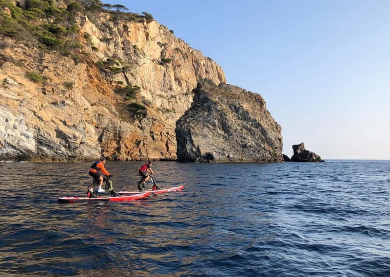 Exclusive sup bike excursion in Cala Ferrera - Weather reality: what happens if waves are too high