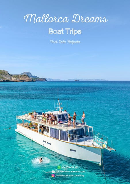 Excursión en barco por la tarde con bebidas y snacks - Cómo es realmente la tarde en barco desde Cala Ratjada