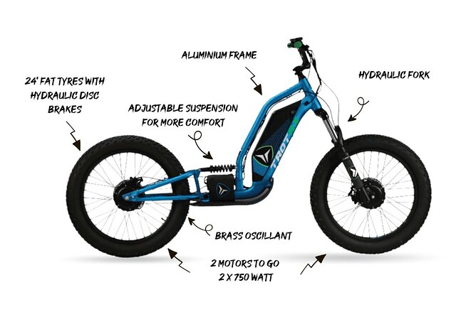 Extreme e-scooter off-road excursions - The adrenaline section: technical rocky downhill