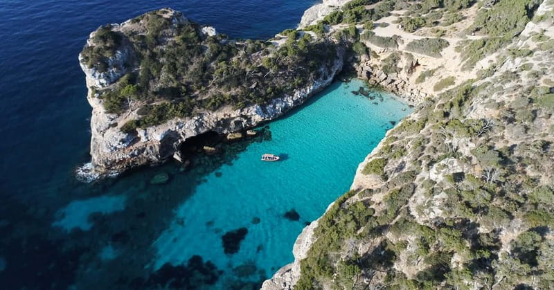 From Cala Figuera: Boat Tour to Cala Marmols & Caló de Moro - Es Pontàs, Cala Santanyí, and Cala Llombards: getting the dramatic views early