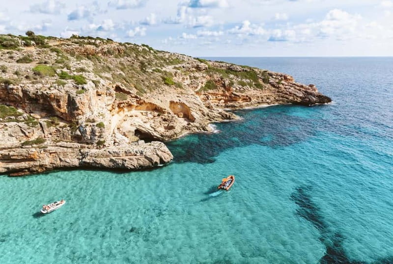 From Cala Figuera: Boat Tour to Cala Marmols & Caló de Moro - Es Bauç quarries: the working-coast detail most people miss
