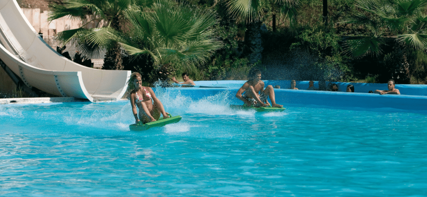 From Mallorca: Aqualand and Arenal Tickets and Transfer - Thrill rides to target first: Harakiri, Banzai, Kamikaze, Black Hole