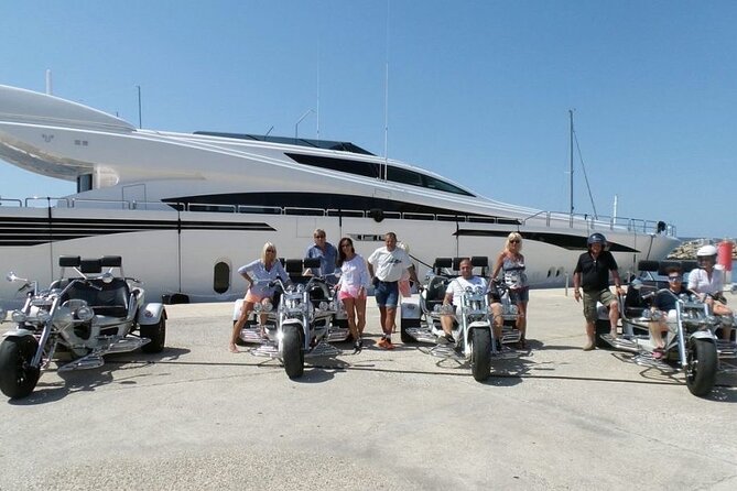 Guided cruise trike tour in Mallorca - Setting out from Port de Palma: the day starts simple