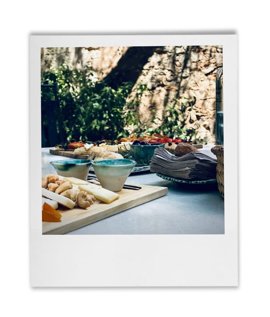 HISTORICAL BODEGA TOUR AND WINE TASTING - Balearic Tapas Board: Jabugo Ham, Cheeses, Olives, and Tomato Jam