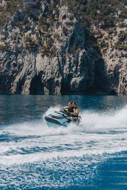 Jetski Tour 30 minutes with free photos - Tramuntana coast + Dragonera views: sea-level scenery that lands fast