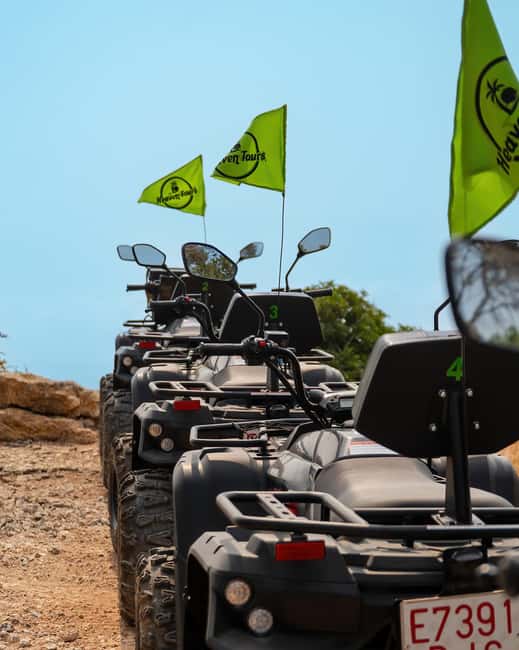 Magaluf: Quad bike tour through the mountains, visiting caves, coves, and cliffs - The Starting Line in Magaluf and Your Automatic LINHAI M 210