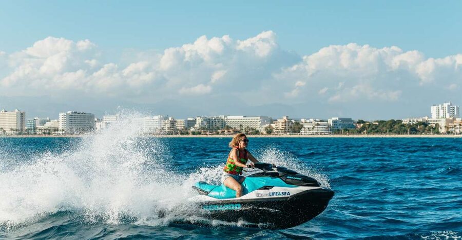 Mallorca: 25-Minute Palma Beach Jet Ski Excursion - Rules that matter: swimming required, IDs needed, and age limits for driving