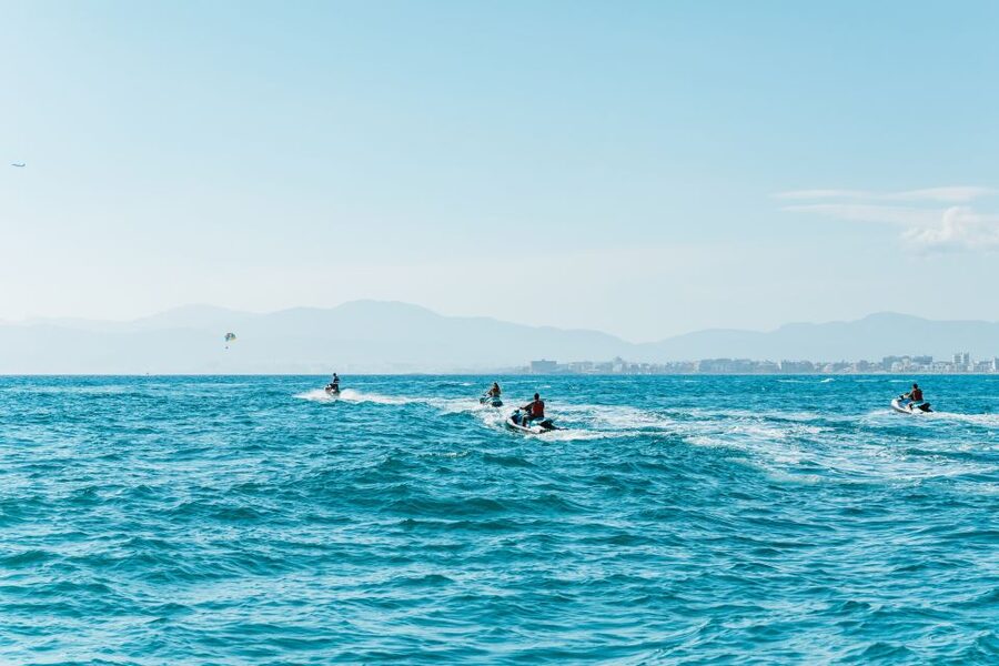 Mallorca: 25-Minute Palma Beach Jet Ski Excursion - The route: coastline power + caves and Bahía de Palma nature reserve views