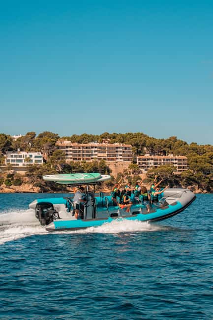 Mallorca: 2h speedboat tour, visit caves, cliffs and snorkel - Where you meet: Puerto Club de Mar and maritime station 2