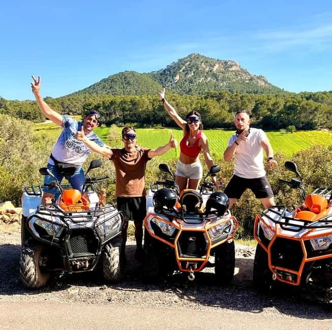 Mallorca: ATV /Quad Bike Tour - Up Toward Randa: Where the Curves Pay You Back