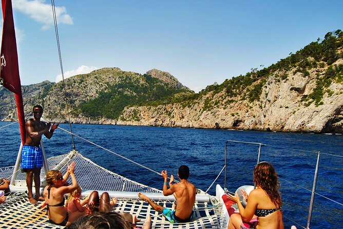 Mallorca Catamaran Tour in the Bay of Pollensa - Formentor Beach plus the watchtower ruins: lunch, swimming, and payoff views