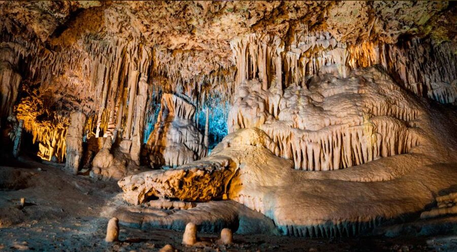 Mallorca: Caves of Hams and Dinosaurland Ticket with Pickup - Caves of Hams: hook-shaped formations and guided timing