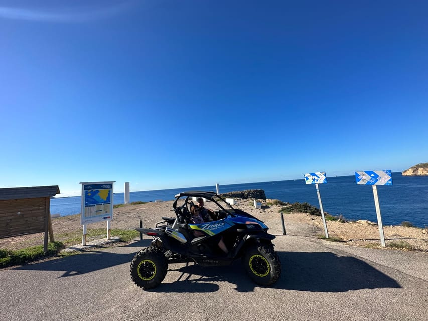 Mallorca: Formula Car and Buggy combo tour - Estellencs (Es Grau) main viewpoint: where the Tramontana takes over