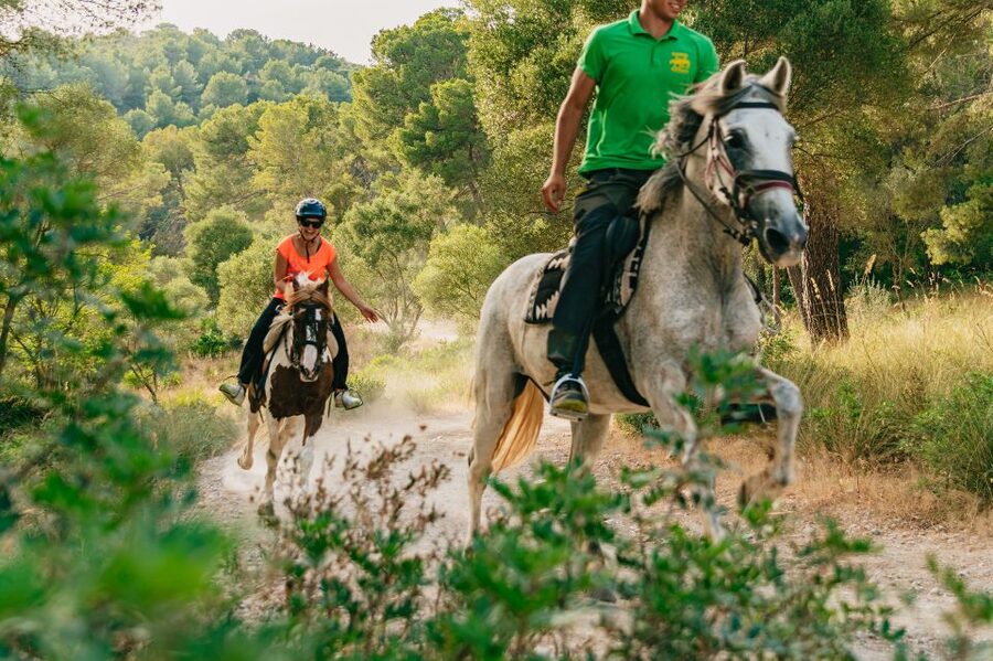Mallorca: Horseback Riding Experience with Food Options - Safety and getting ready: helmets and a quick riding check
