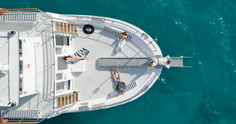 Mallorca: Morning boat tour around Palma Bay with snorkelling 2h - Boarding and the vibe on the water