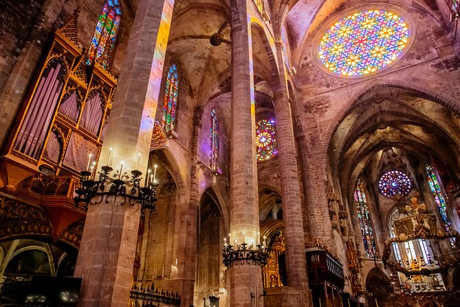 Mallorca Old Town Walking Tour with Cathedral Skip The Line Tour - Outside the cathedral: Roman Catholic roots meeting Modernist fingerprints