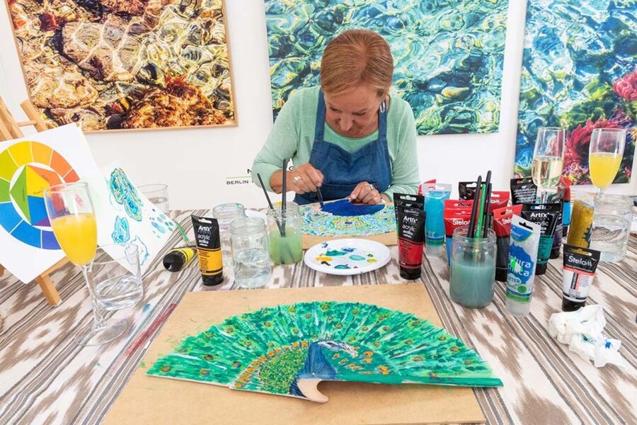 Mallorca/Porto Cristo: Design your own Spanish hand fan - Designing Your Abanico at Margarita Gallery in Porto Cristo