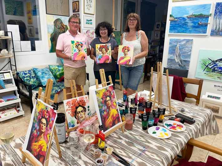 Mallorca/Porto Cristo: Paint your own Frida Kahlo - Inside the 3-hour workshop: what you actually do