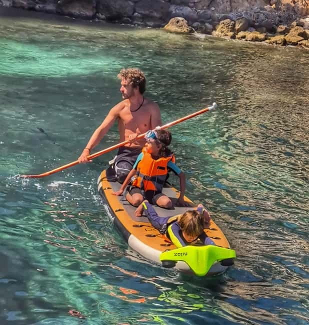 Mallorca: Private Watersports Boat. LUNCH Drinks SUP, Tubing - Key things I’d bet on