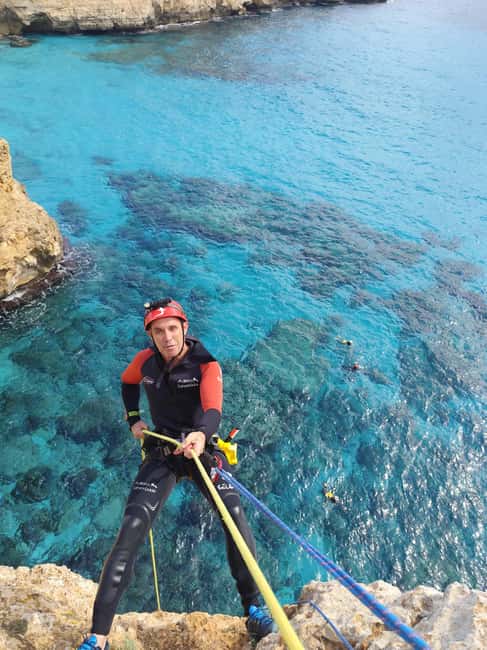 Mallorca: Sea Cave Adventure at Cova de Coloms - Abseil vs. swim: two ways into Cova de Coloms