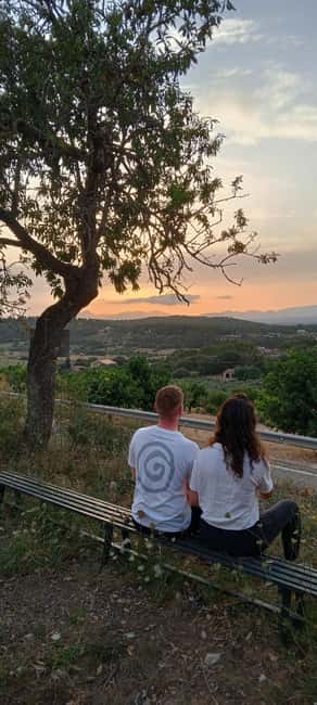 Mallorca: Sunset Horseback Ride with Drinks - The viewpoint pause: drinks with the sky doing the talking