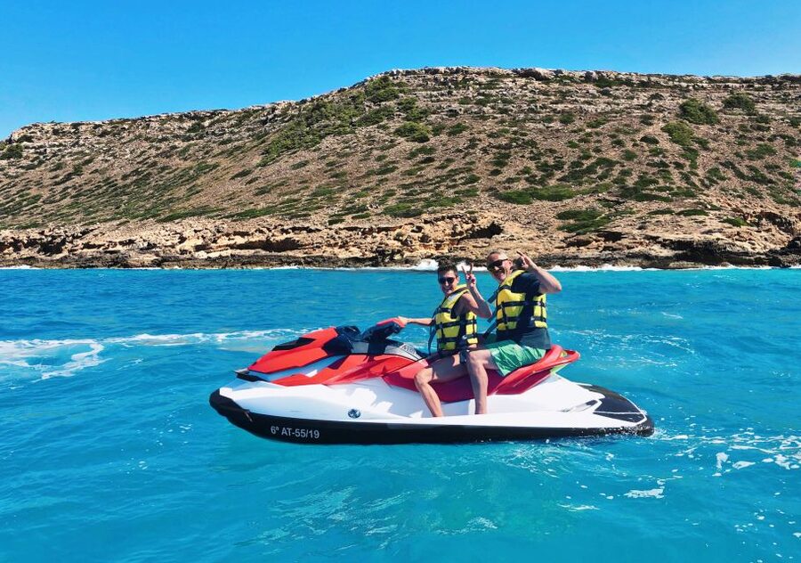 Palma de Mallorca: Los Deltas Jet Ski Tour - Cap Rocat to Los Deltas: cliffs, caves, and turquoise water