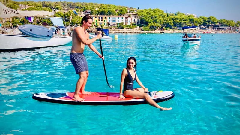 Palma de Mallorca: Private Boat Tour with Snorkel and Paddle - Cala Bella Dona: a final cove finish with photo moments and swimming
