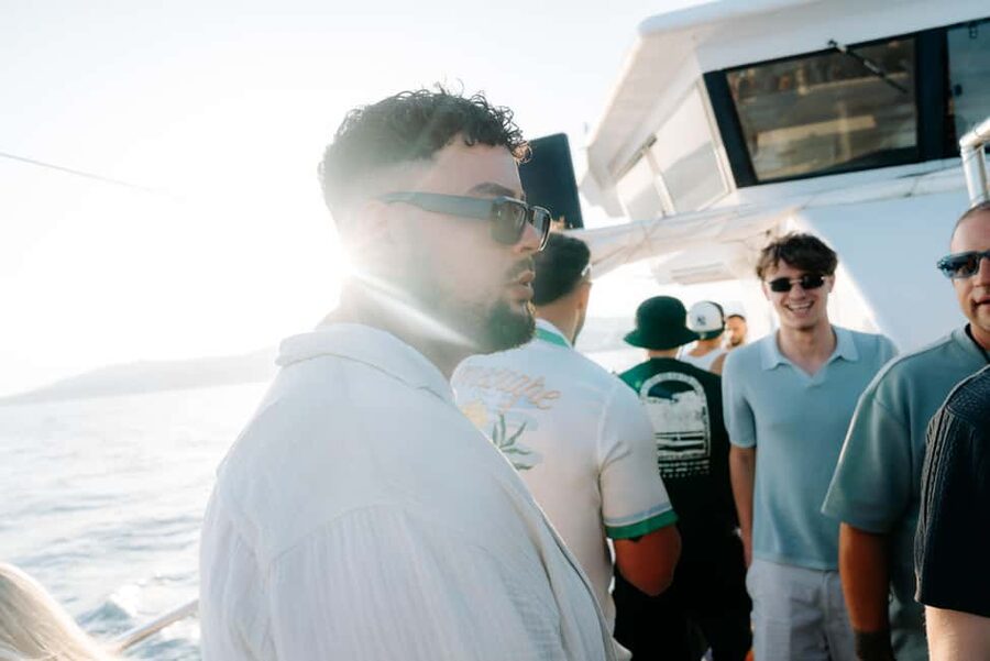 Palma de Mallorca: Sunset Boat Party with DJ and Animation - The sunset views: Palma skyline from the open sea