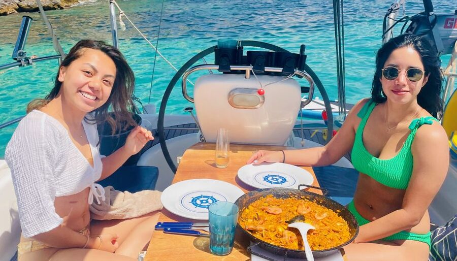 Palma: Private Sailing Boat Excursion with Optional Paella - The Bay of Palma sailing legs: how you actually get the views
