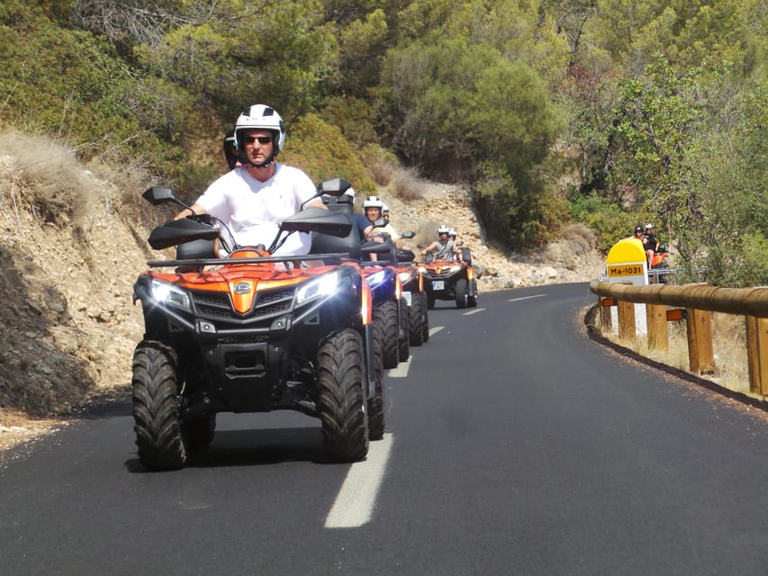 Peguera: Quad full day Tour - Port des Canonge: beach break, lunch, and your best reset