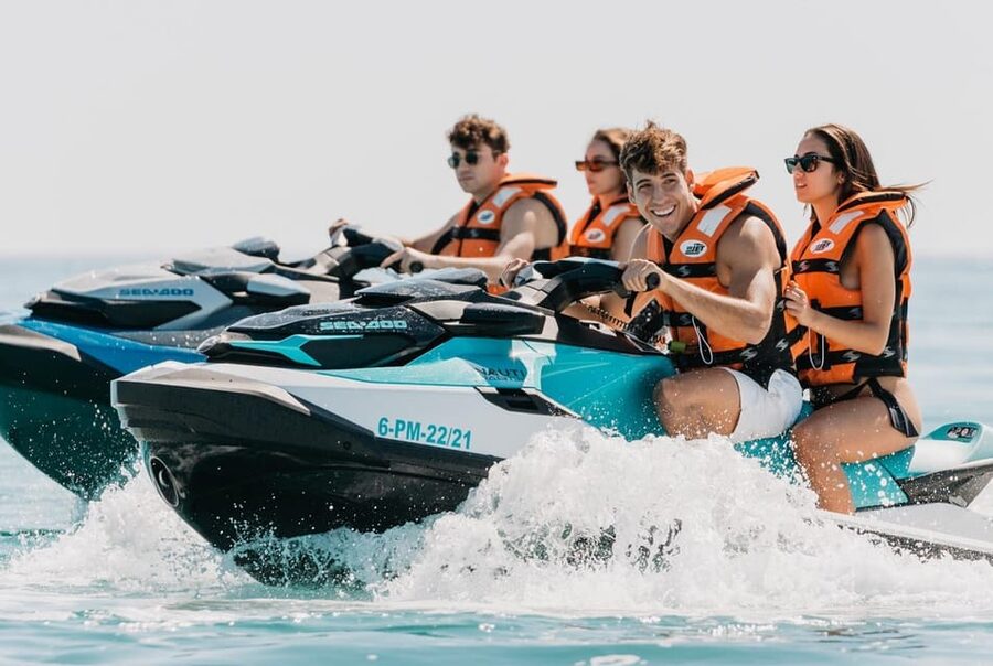 Peguera: Racing Car Drive and Jet Ski Combo Tour - Why a Formula-style car drive feels like the right Mallorca intro