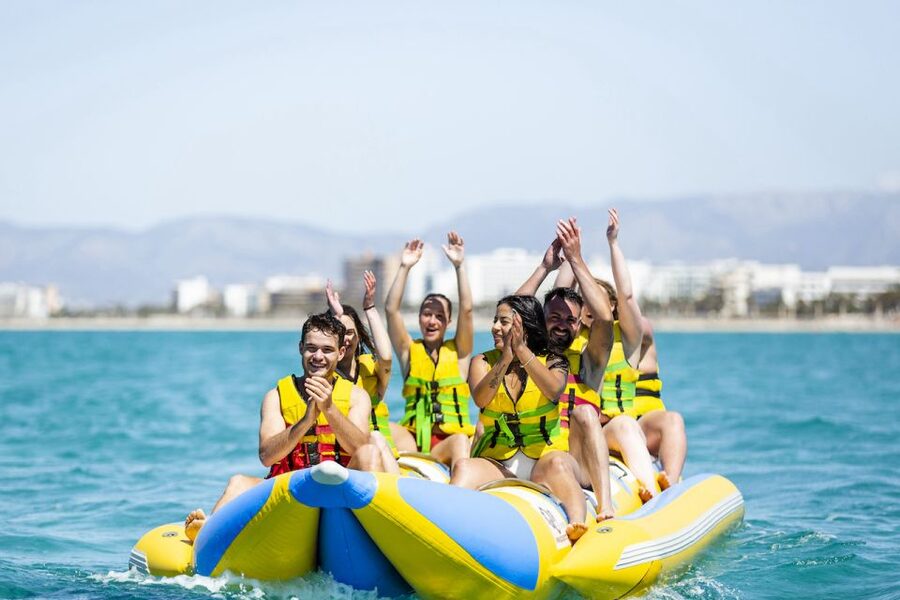 Playa de Palma: Banana Boat Ride - Safety gear and the rules that shape the experience