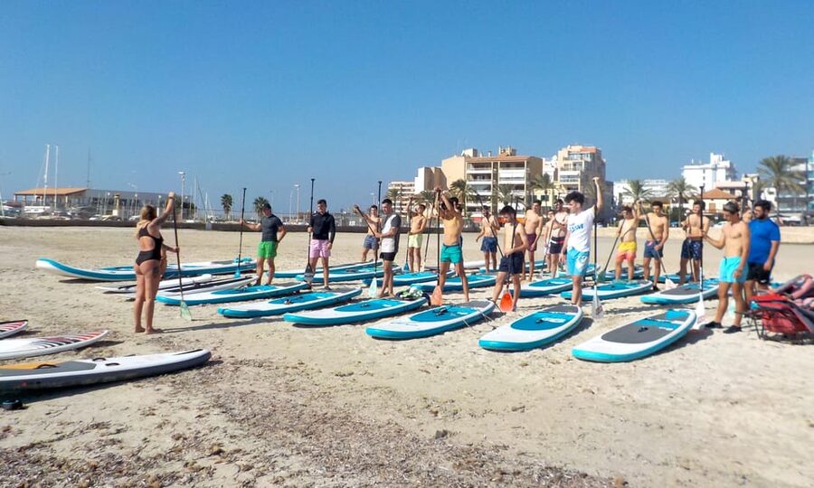 Playa Palma: Stand-up Paddleboard Rental - Meeting at BonaOna Surf School & Bar in Playa Palma